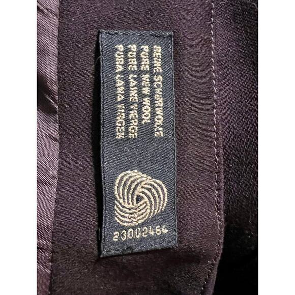 ESCADA by MARGARETHA LEY 100% Wool Eggplant Pencil Skirt - Picture 6 of 7